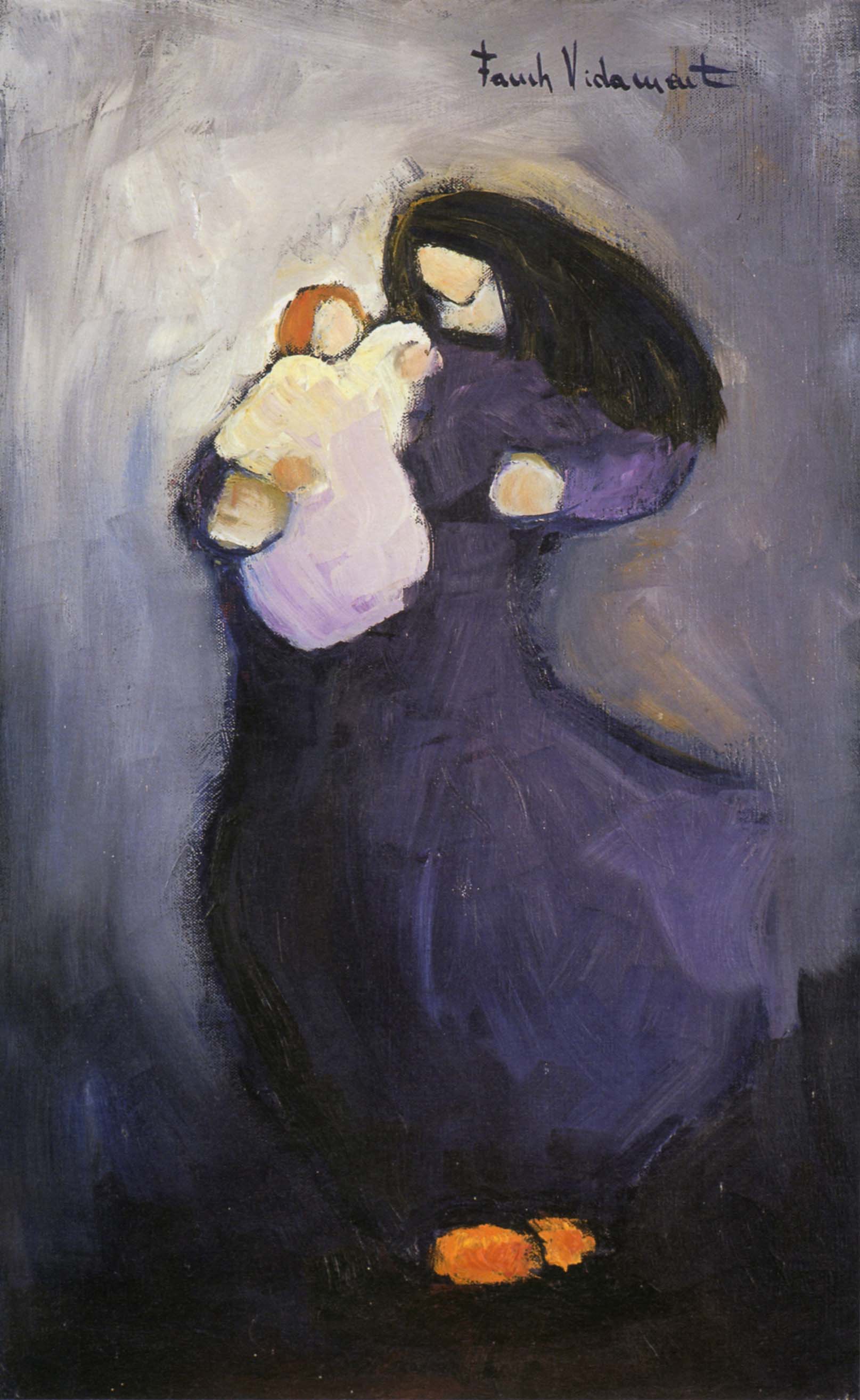 Élisa, huile sur toile, 61x38cm, 1982