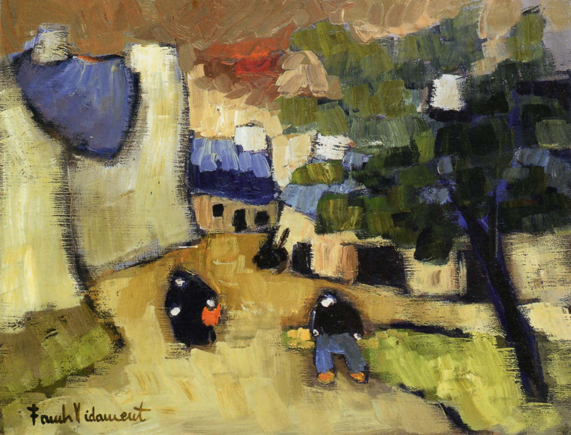 Kermaeret, huile sur toile, 47x61cm, 1982