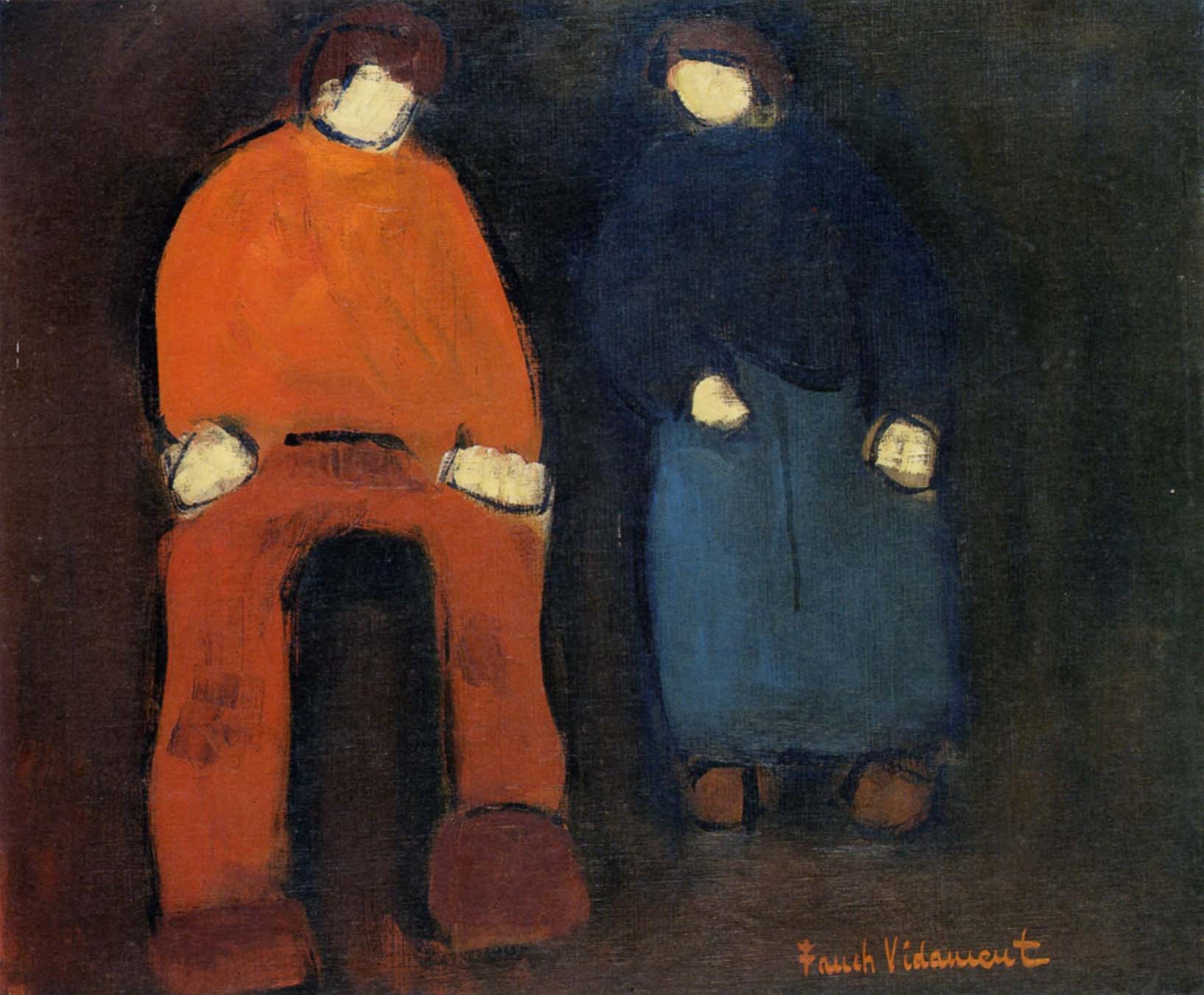 Rondeur des jours, huile sur toile, 65x54cm, 1979