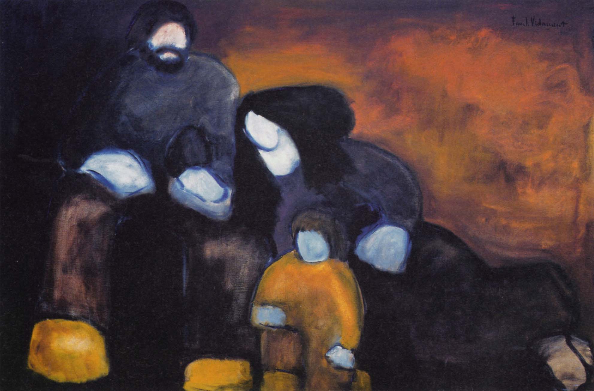 Sérénité, huile sur toile, 130x195cm, 1981
