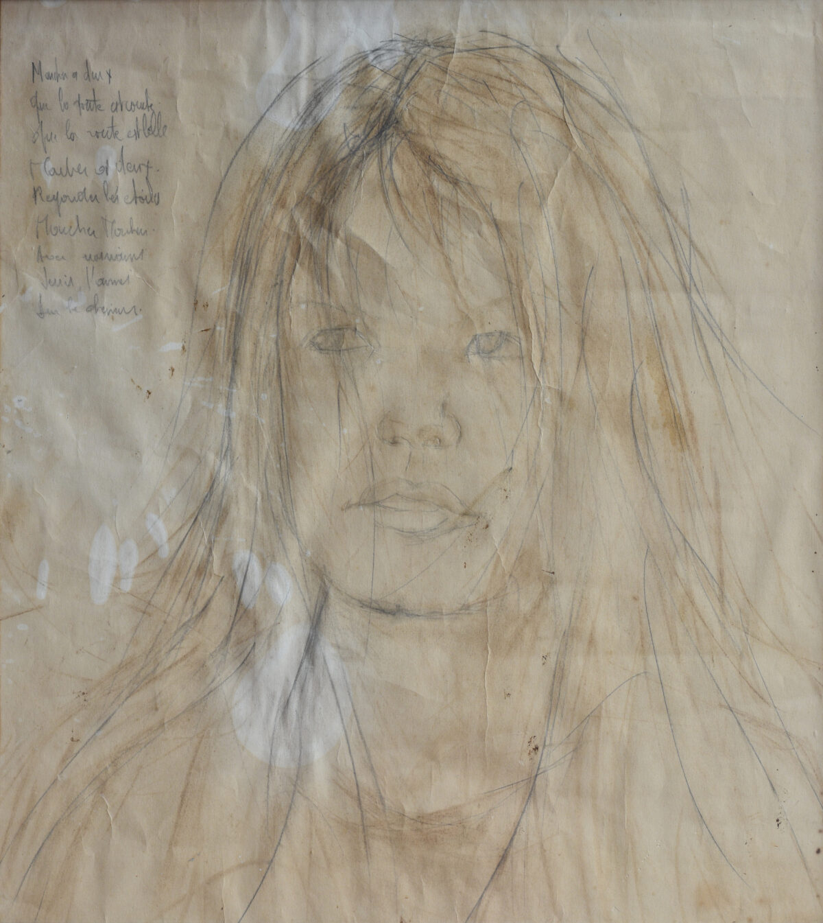 Esquisse pour le portrait Michèle n°1