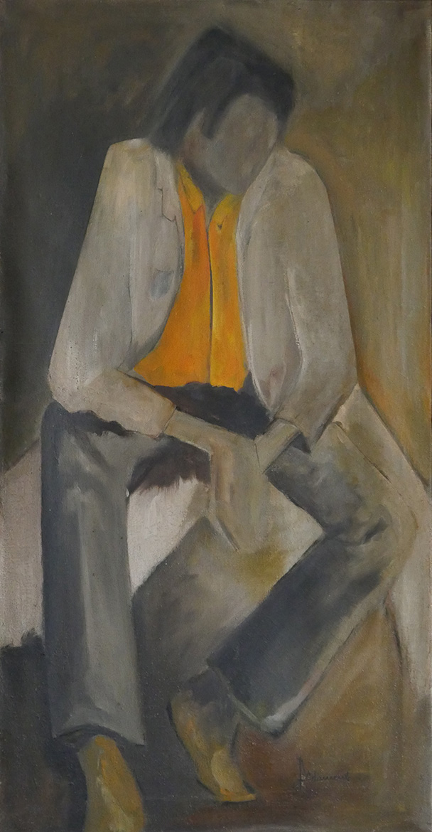 Autoportrait à la chemise jaune