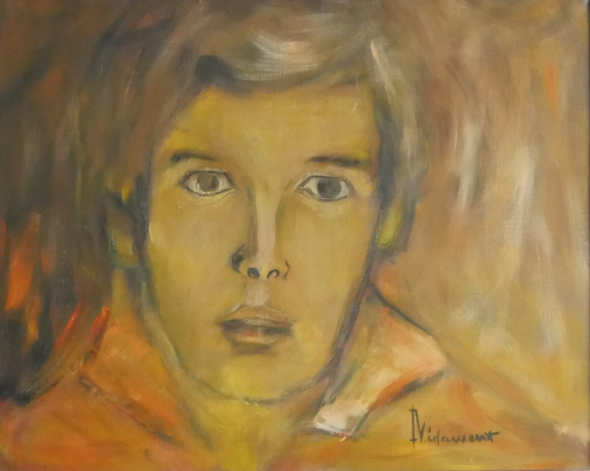 Autoportrait orangé