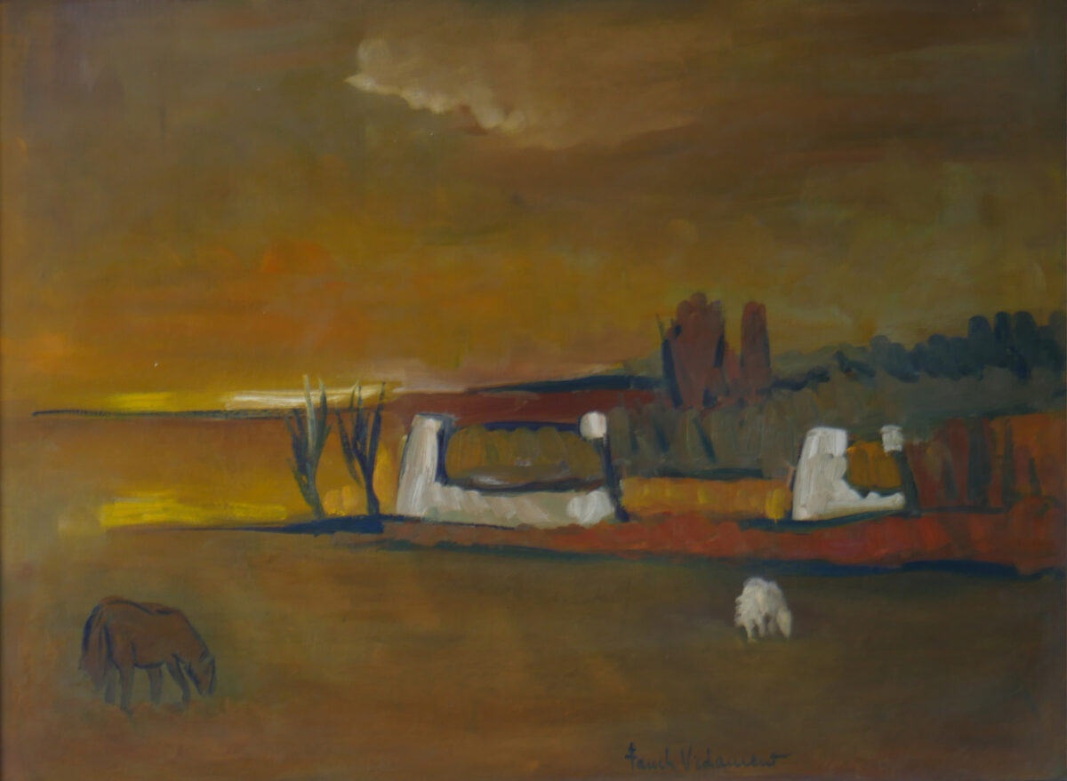 Chevaux au couchant