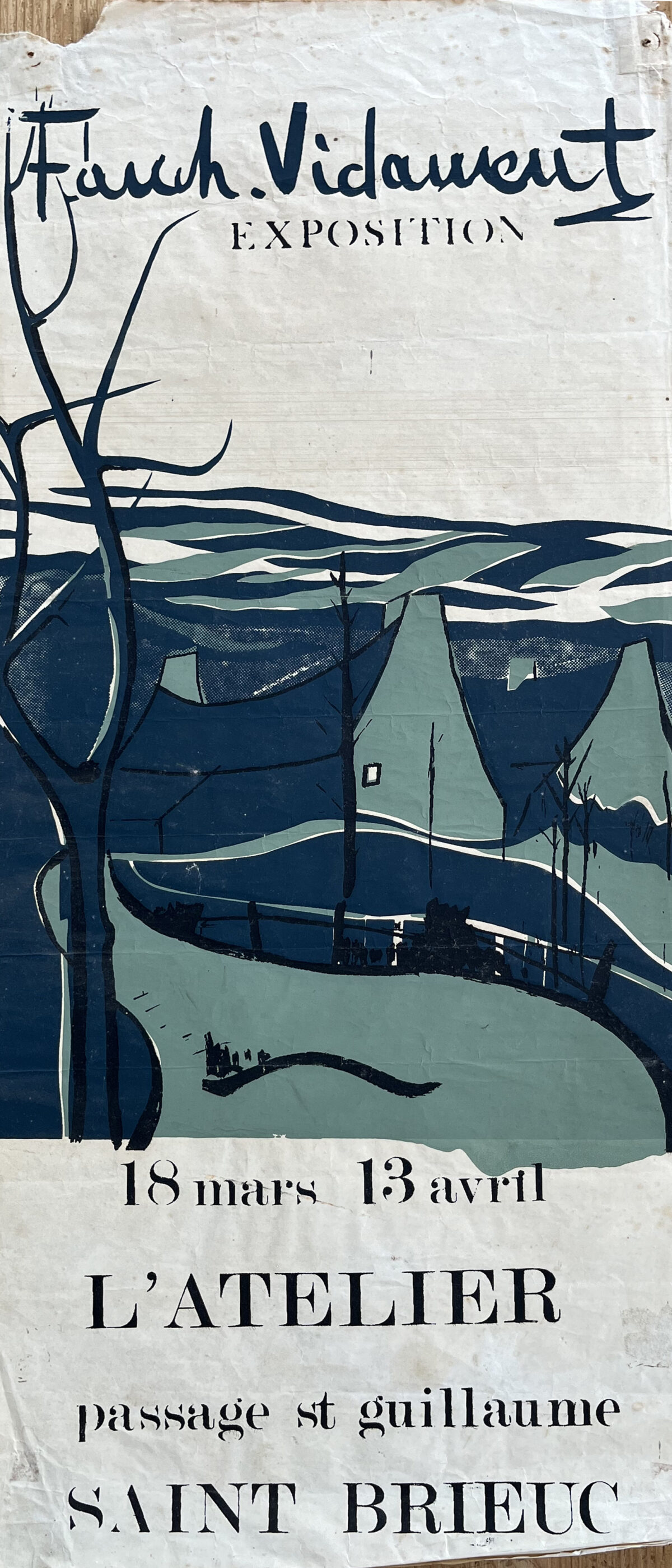 Affiche expo atelier du passage
