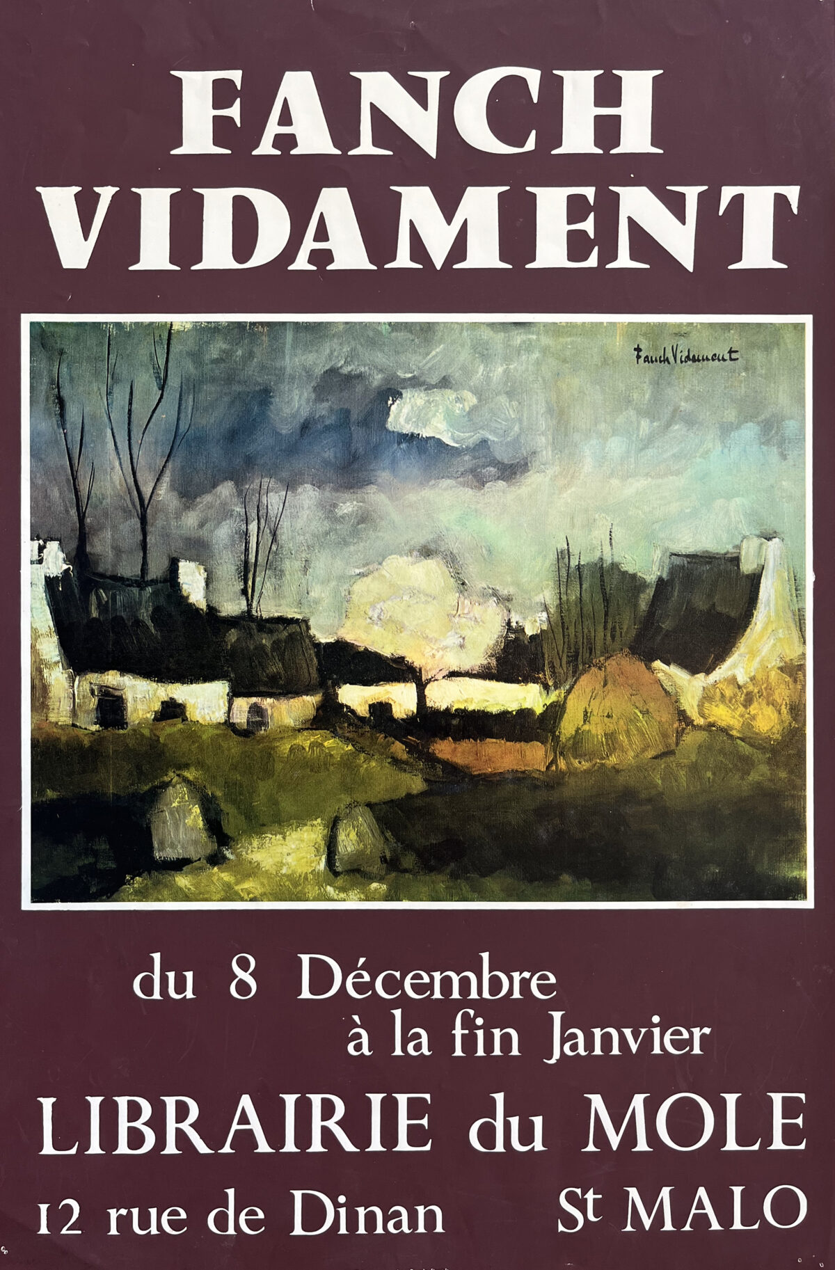Affiche expo Librairie du Môle